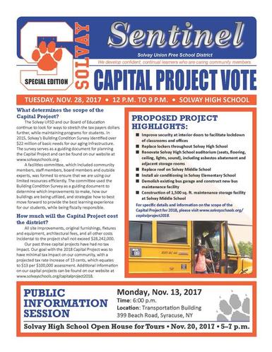 Capital Project Flyer