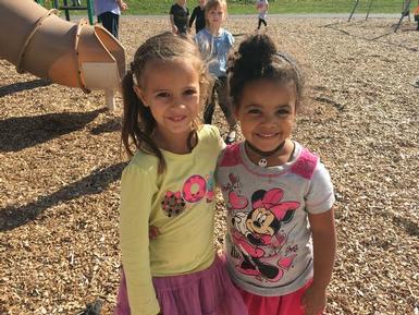 Pre-K Kids on Playground