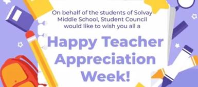 SMS Student Council Appreciates our Teachers!
