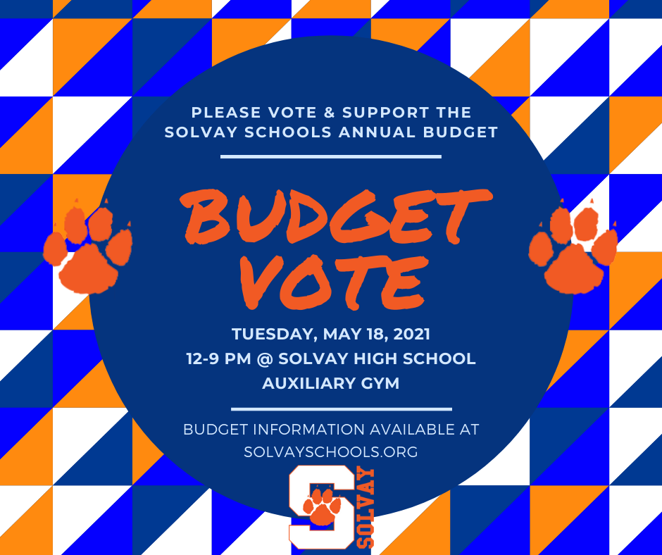 budget vote 5/18 12-9pm at SHS Aux Gym