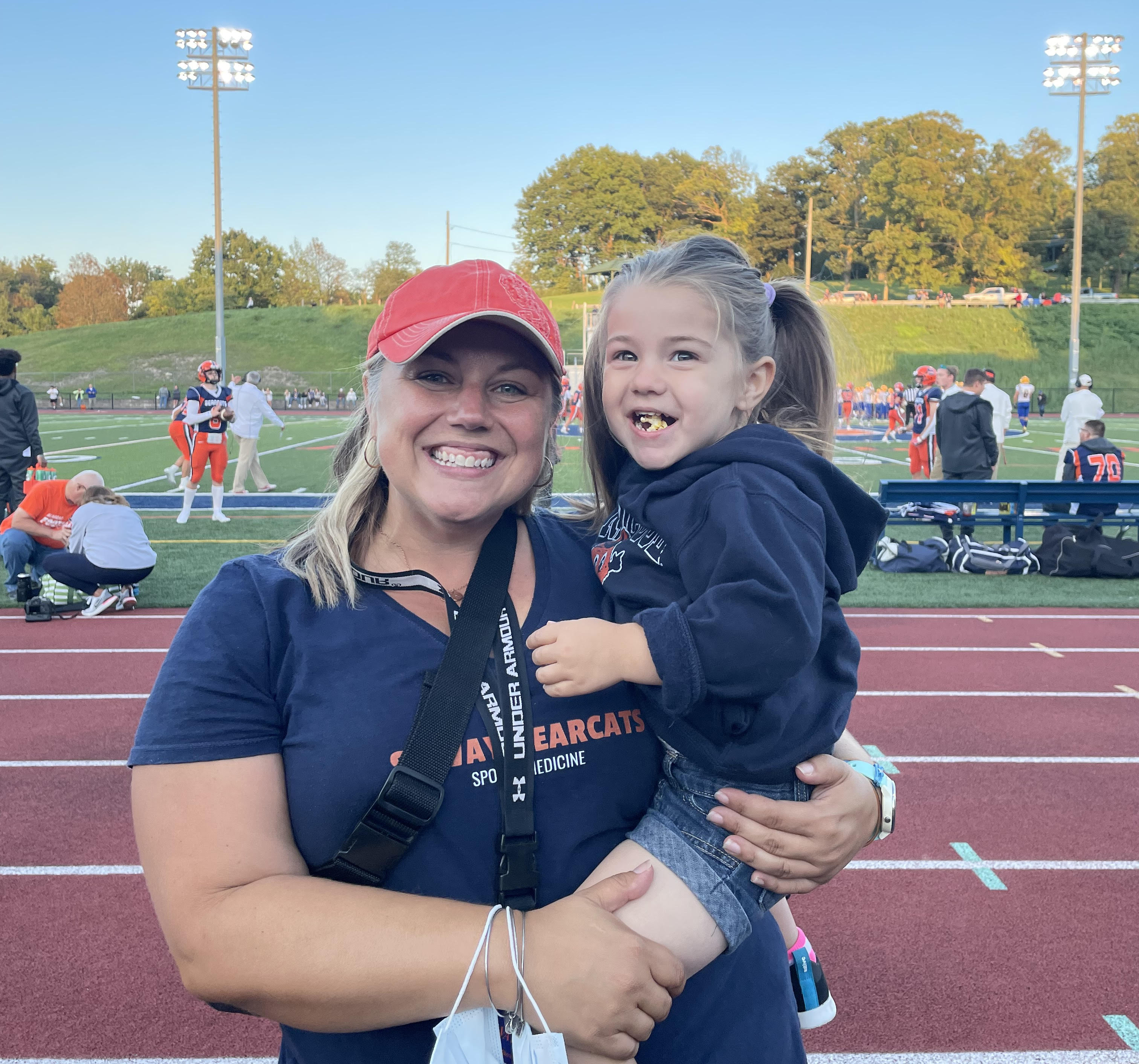 Nicole Halloran and daughter