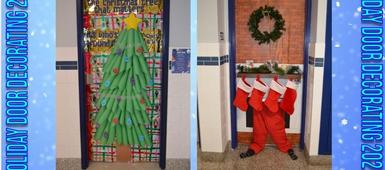 Holiday Door Decorating 2021