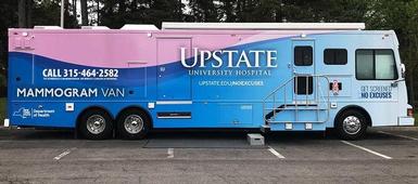 Upstate Mammography Van Coming to SHS on 1/26
