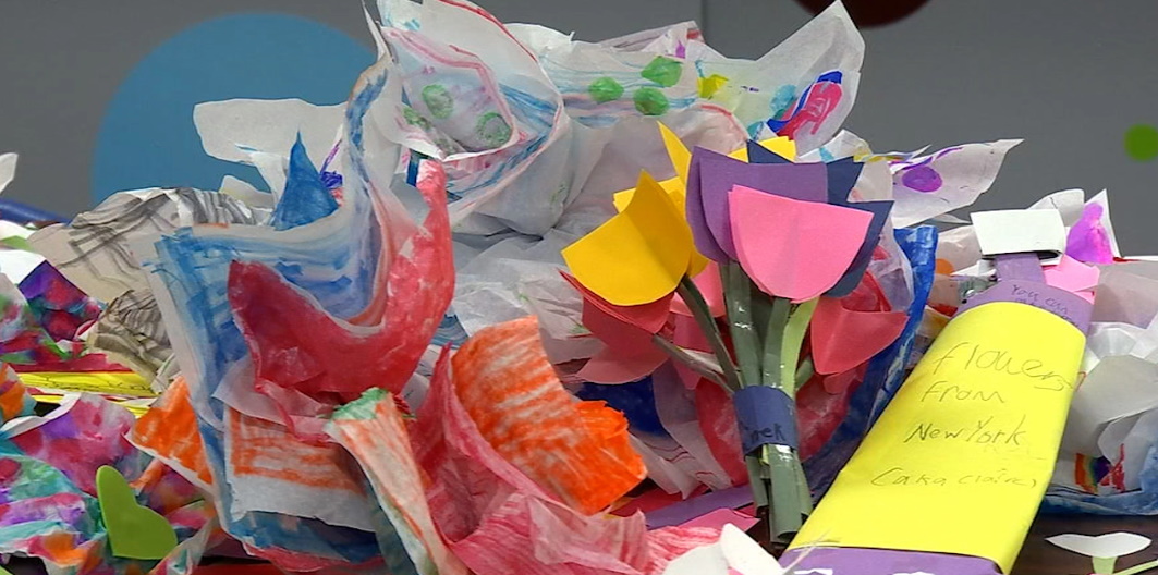 Student-created flowers being sent to Uvalde