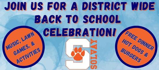 Save the Date:   BACK TO SCHOOL BASH - 8/31 @ SHS