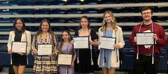 Six  SHS Students inducted into National Honor Society