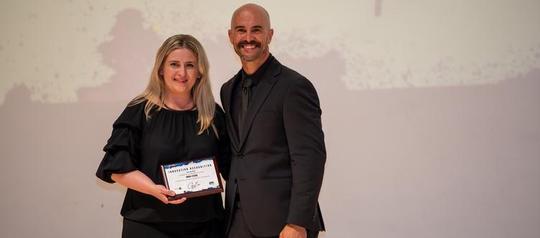 SES Teacher Receives Innovation Recognition Award