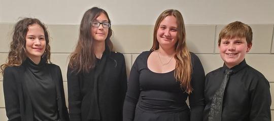 Students selected for NYSSMA Jr. High Area All-State Chorus