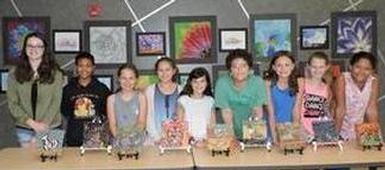 Solvay's newest artists - Art Camp at Solvay Middle School a success