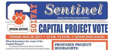 Capital Project Vote Tuesday, Nov. 28 at Solvay High School
