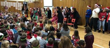 Kazoo Krew visits Solvay Elementary School