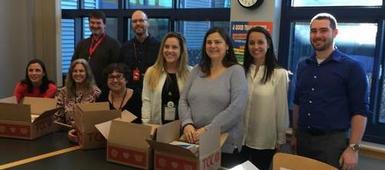 Verizon donates supplies to Solvay teachers who