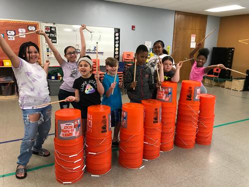Home Depot Buckets Music Class