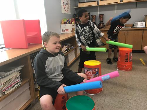 Home Depot Buckets Music Class