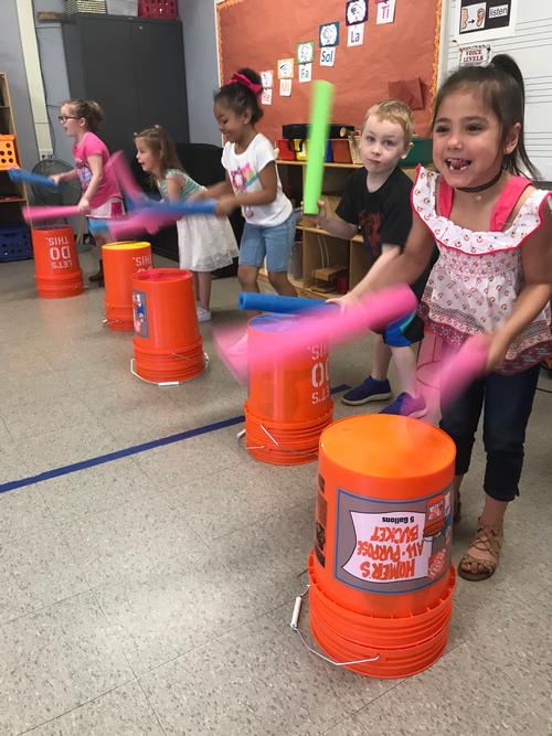 Home Depot Buckets Music Class