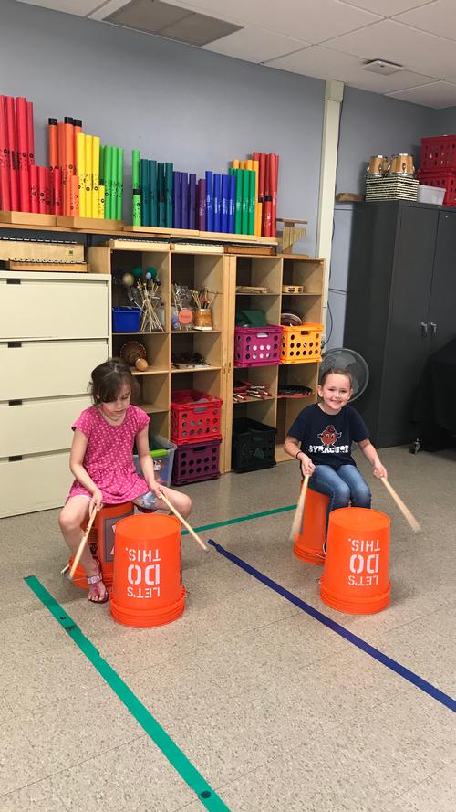 Home Depot Buckets Music Class