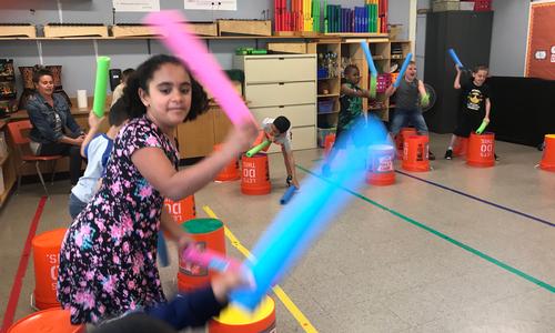 Home Depot Buckets Music Class