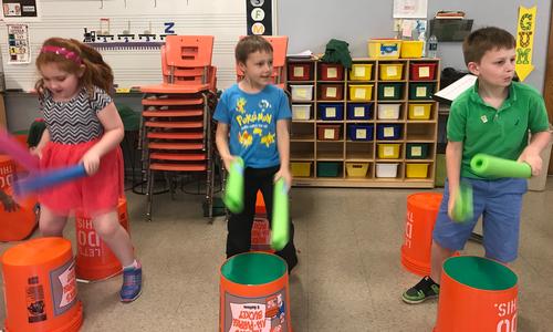 Home Depot Buckets Music Class