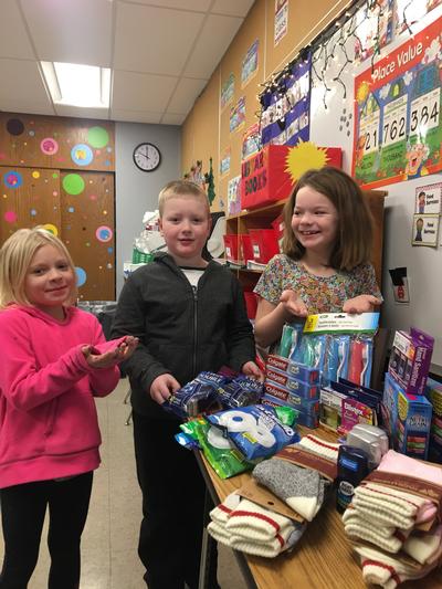 SES student collects donations for homeless